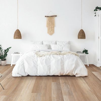 luxury vinyl plank flooring in a bright PA bedroom